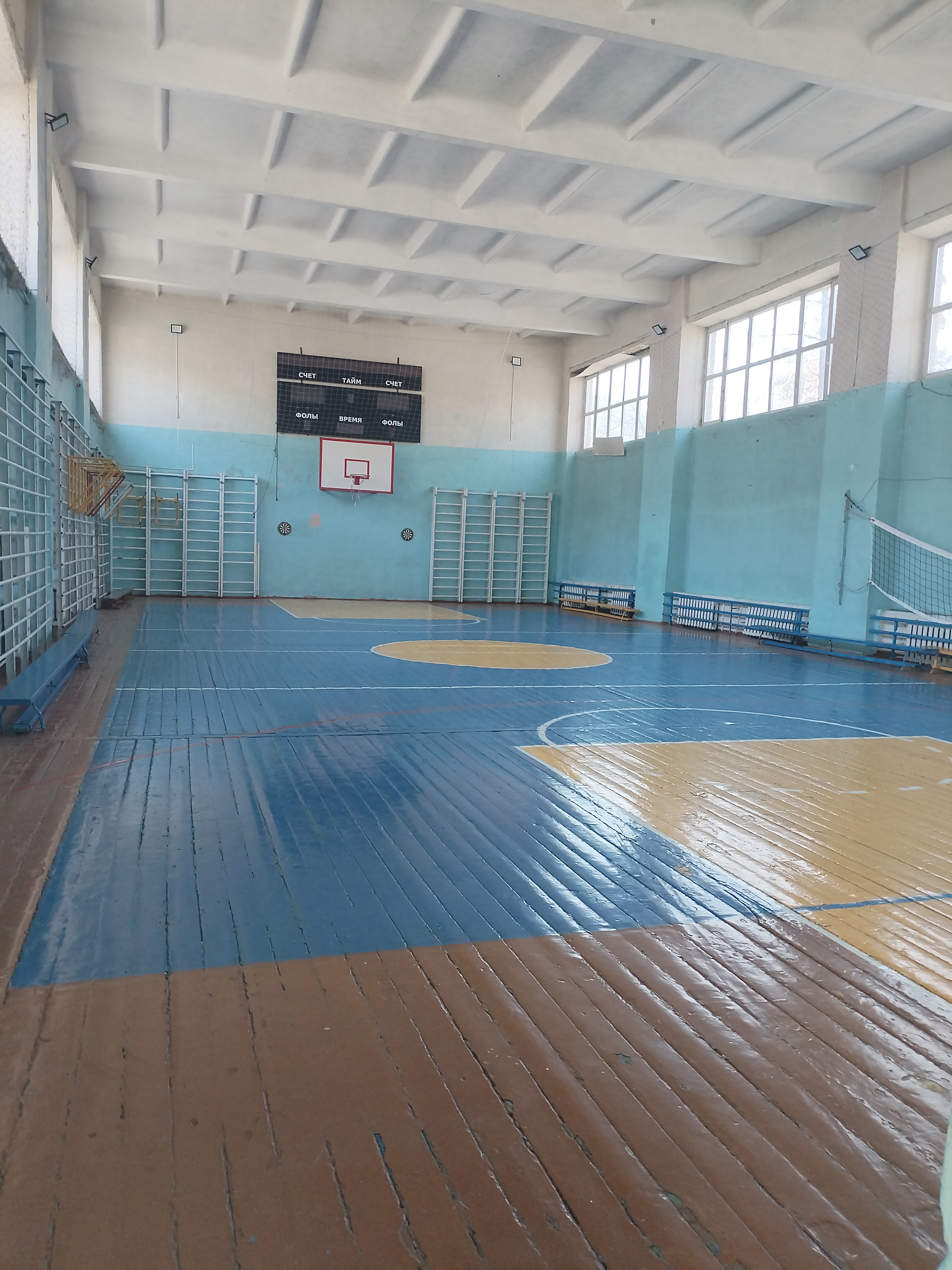 Большой спортивный зал.